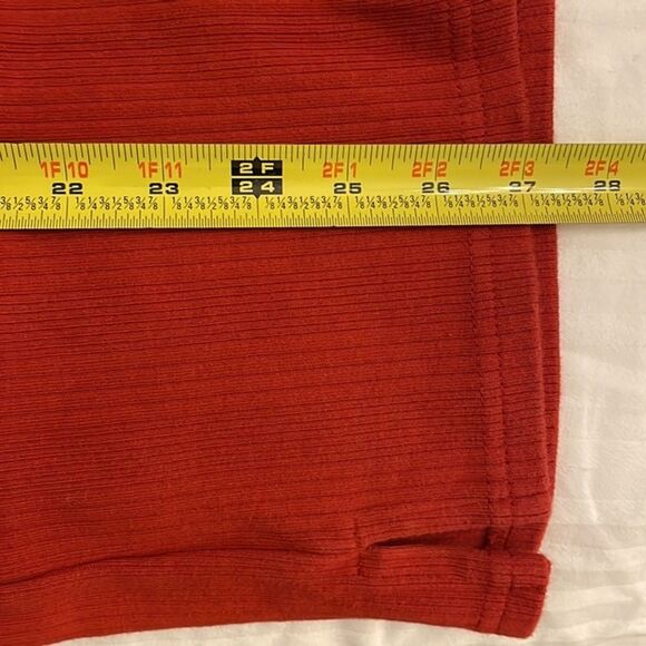 Calvin Klein Vintage Red Knit Shirt Mens Size XXL 2X Cotton Made in USA - Picture 8 of 11